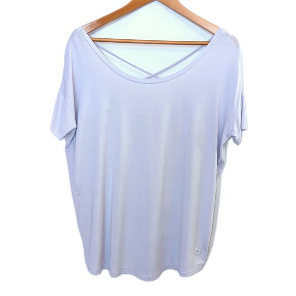 NWT PINK Victoria’s Secret | Lavender Super Soft Oversized Tee | Size XS - Picture 1 of 8
